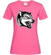Жіноча футболка Вовчий оскал Яскраво-рожевий Жіноча футболка Вовчий оскал Яскраво-рожевий фото