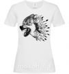 Жіноча футболка Волк рисунок Білий фото