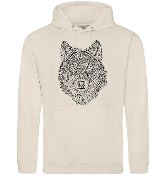 Женская толстовка (худи) Wolf face curves Таш фото