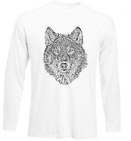 Лонгслив Wolf face curves Лонгслив Wolf face curves