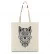 Еко-сумка Wolf etnic Бежевий фото