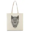 Эко-сумка Wolf etnic Бежевый фото