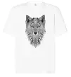 Футболка Оверсайз Wolf etnic Білий фото