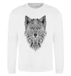 Свитшот Wolf etnic Белый фото