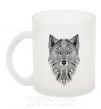 Чашка стеклянная Wolf etnic Фроузен фото