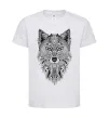 Детская футболка Wolf etnic Белый фото
