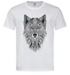 Мужская футболка Wolf etnic Белый фото