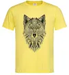 Мужская футболка Wolf etnic Лимонный фото
