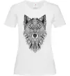 Женская футболка Wolf etnic Белый фото