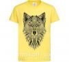 Дитяча футболка Wolf etnic Лимонний фото