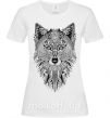 Жіноча футболка Wolf etnic Білий фото