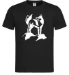 Мужская футболка Mountain wolf Черный фото