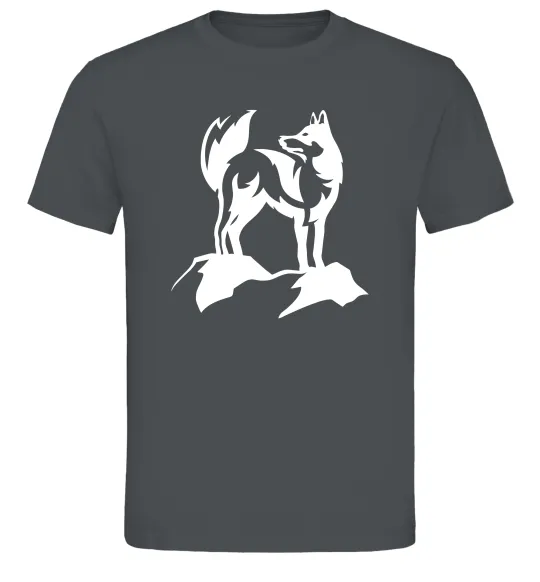 Мужская футболка Mountain wolf Графит фото