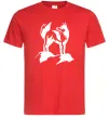 Мужская футболка Mountain wolf Красный фото