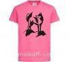Детская футболка Mountain wolf Ярко-розовый фото