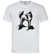 Мужская футболка Mountain wolf Белый фото