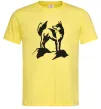 Мужская футболка Mountain wolf Лимонный фото