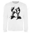 Світшот Mountain wolf Білий фото