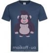 Чоловіча футболка Добрая горилла Темно-синій фото