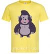 Мужская футболка Добрая горилла Лимонный фото