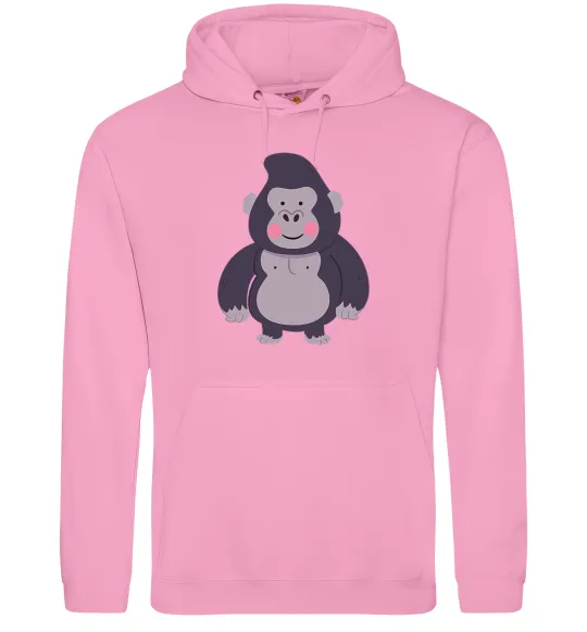 Жіноча толстовка (худі) Добра горила Рожевий фото