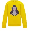 Детский Свитшот Добра горила Солнечно желтый фото