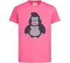 Дитяча футболка Добра горила Яскраво-рожевий Дитяча футболка Добра горила Яскраво-рожевий фото