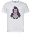 Мужская футболка Добра горила Белый Мужская футболка Добра горила Белый фото