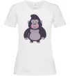 Женская футболка Добра горила Белый Женская футболка Добра горила Белый фото