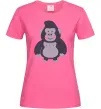 Женская футболка Добра горила Ярко-розовый Женская футболка Добра горила Ярко-розовый фото