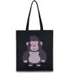 Эко-сумка Добра горила Черный Эко-сумка Добра горила Черный фото