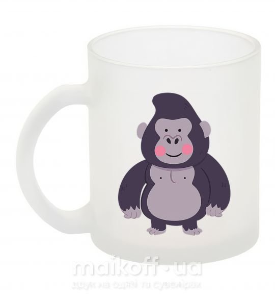 Чашка стеклянная Добрая горилла Фроузен фото