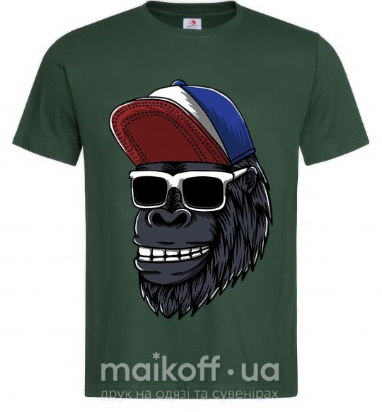 Мужская футболка Swag gorilla Темно-зеленый фото