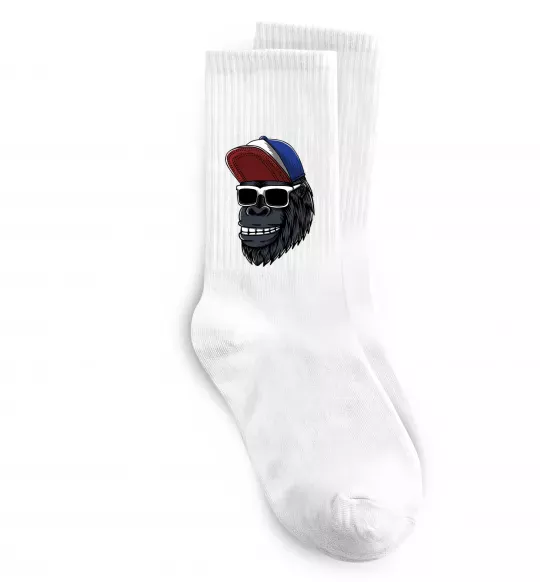 Носки Swag gorilla Белый фото