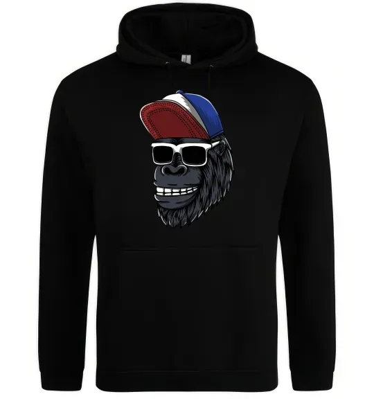 Жіноча толстовка (худі) Swag gorilla Чорний фото