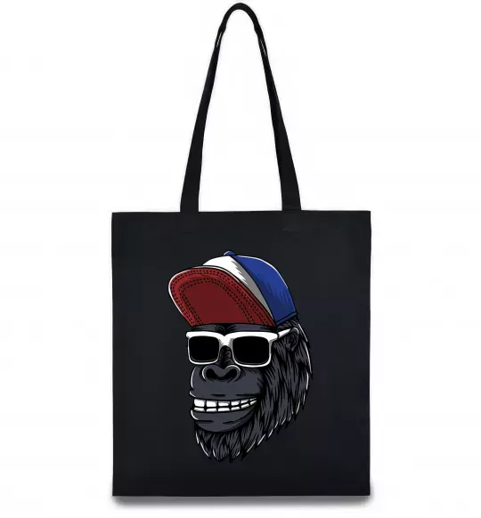 Еко-сумка Swag gorilla Чорний фото
