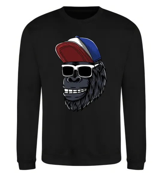 Світшот Swag gorilla Чорний фото