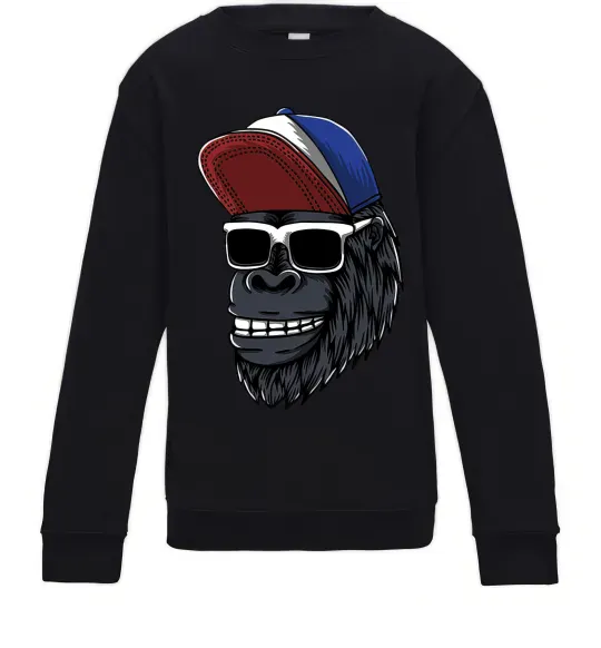 Дитячий світшот Swag gorilla Чорний фото