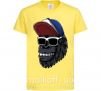 Детская футболка Swag gorilla Лимонный фото