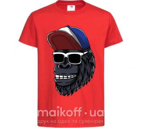 Дитяча футболка Swag gorilla Червоний фото