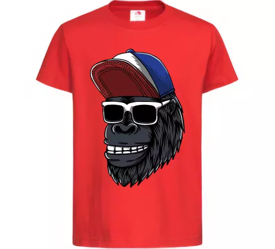 Дитяча футболка Swag gorilla Червоний фото