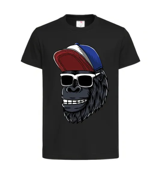 Детская футболка Swag gorilla Черный фото