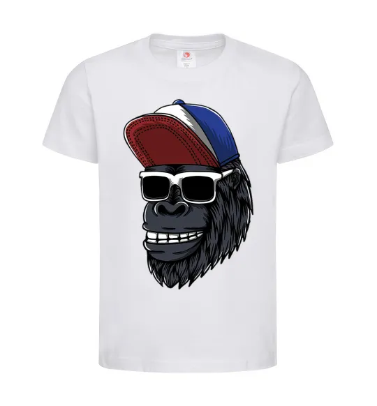 Детская футболка Swag gorilla Белый фото