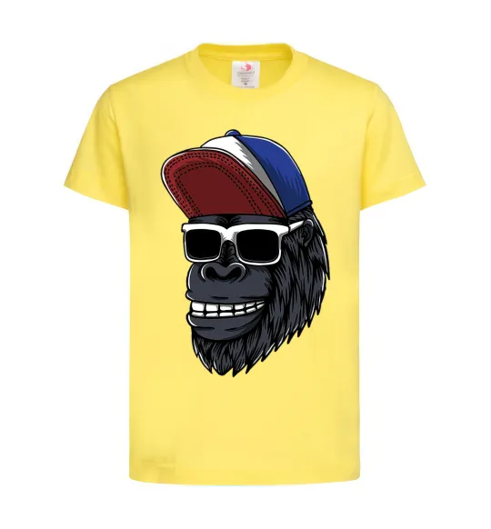 Детская футболка Swag gorilla Лимонный фото