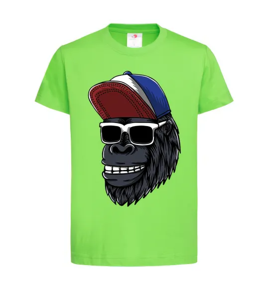 Детская футболка Swag gorilla Лаймовый фото