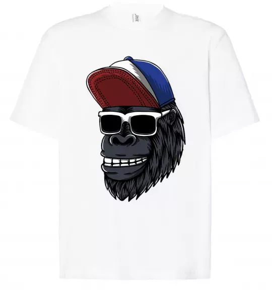 Футболка Оверсайз Swag gorilla Белый фото