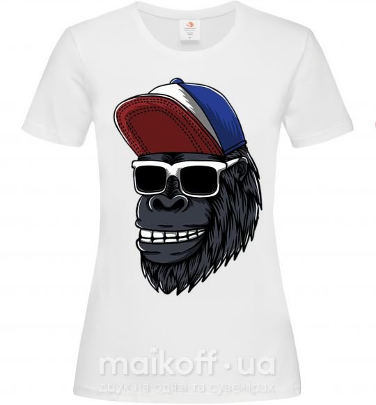 Жіноча футболка Swag gorilla Білий фото