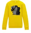 Детский Свитшот Горила з магнітофоном Солнечно желтый фото