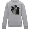 Детский Свитшот Горила з магнітофоном Серый меланж фото