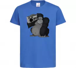 Детская футболка Горила в окулярах Белый фото